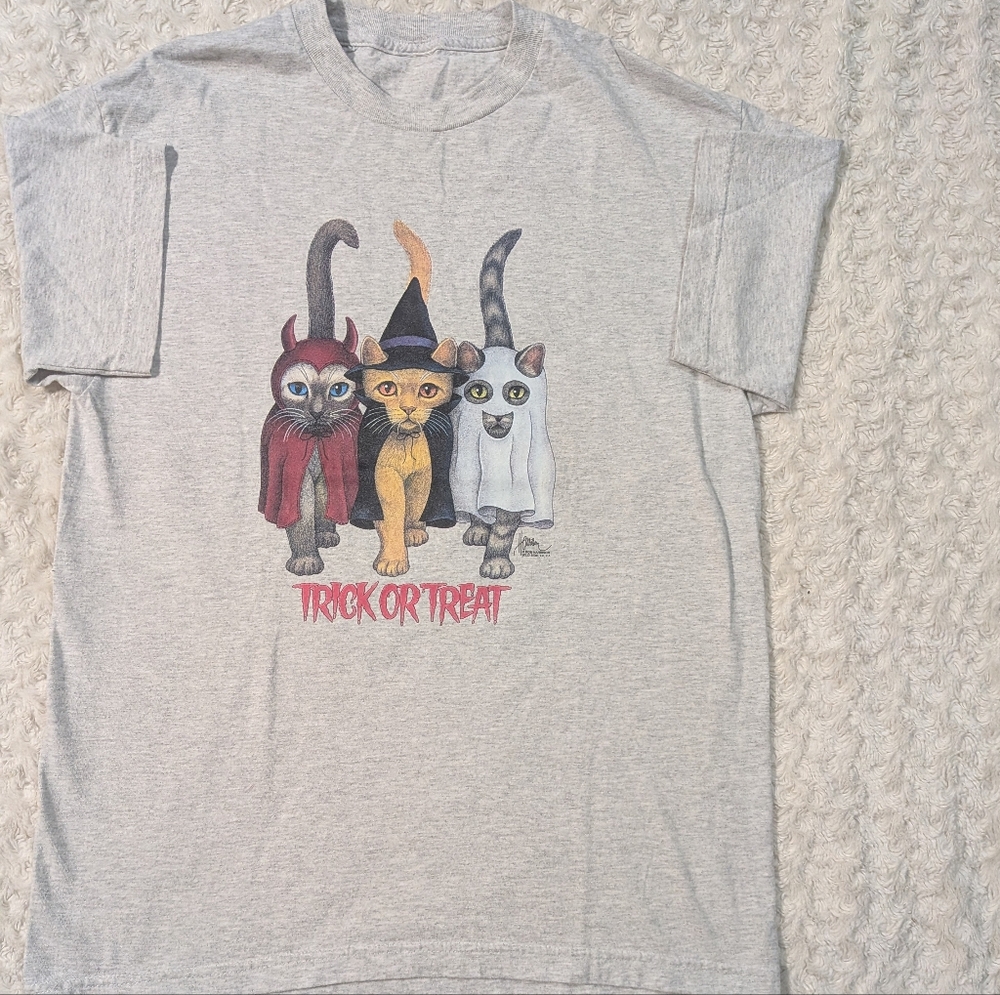 Kids Halloween Cat Graphic T-shirt